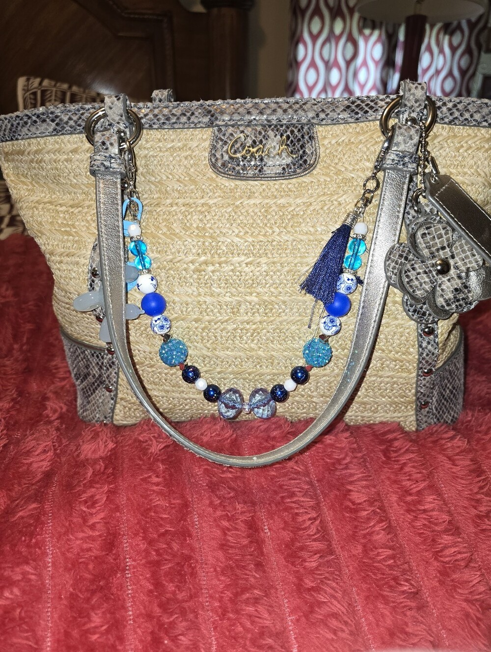 Coach Straw Tote